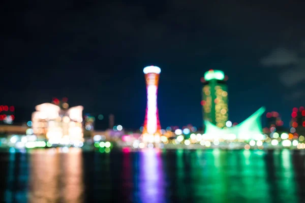 Abstract blur Port of Kobe Tower at Hyogo in Japan — Stock Photo, Image