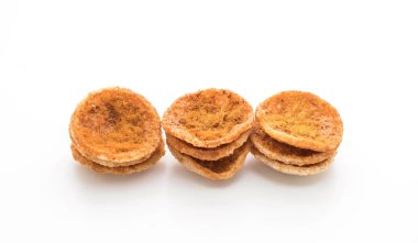 rendelenmiş domuz pirinç kraker ile kurutulmuş