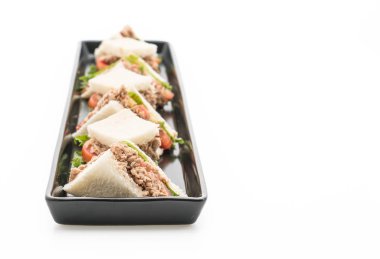 ton balıklı sandviç beyaz