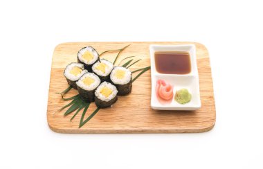 tatlı yumurta maki (tamago) - Japon gıda tarzı