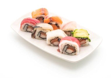 karışık suşi roll - Japon gıda tarzı