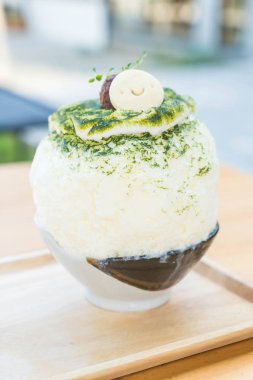yeşil çay bingsu