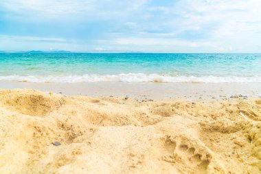 güzel tropikal plaj ve deniz manzara