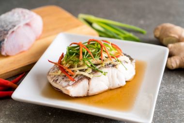 soya sosu Snapper balık buğulama