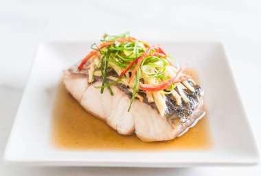 soya sosu Snapper balık buğulama