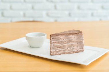 çikolatalı krep pasta