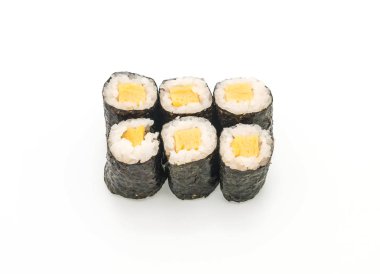 tatlı yumurta maki (tamago) - Japon gıda tarzı
