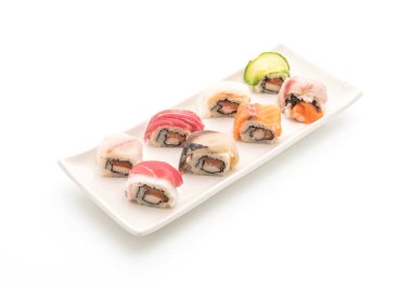 karışık suşi roll - Japon gıda tarzı