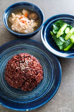 tavuk ve ot çorbası, Çince lahana berry pirinç