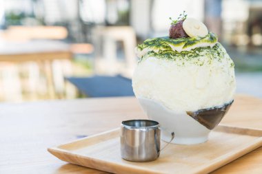 yeşil çay bingsu