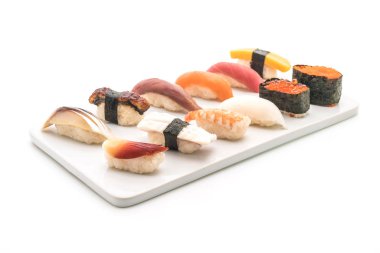 karışık sushi nigiri - Japon gıda tarzı