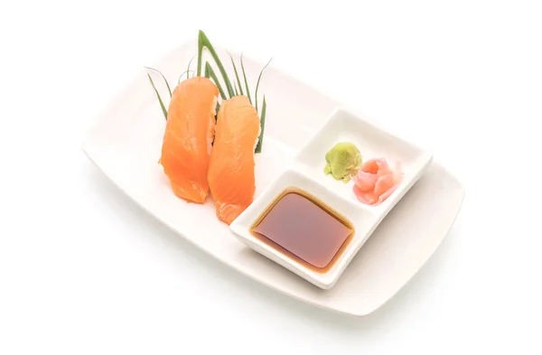 Лосось нігірі суші японський стиль їжі — стокове фото