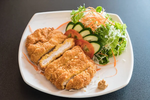 sebze soslu kızarmış pirzola domuz eti