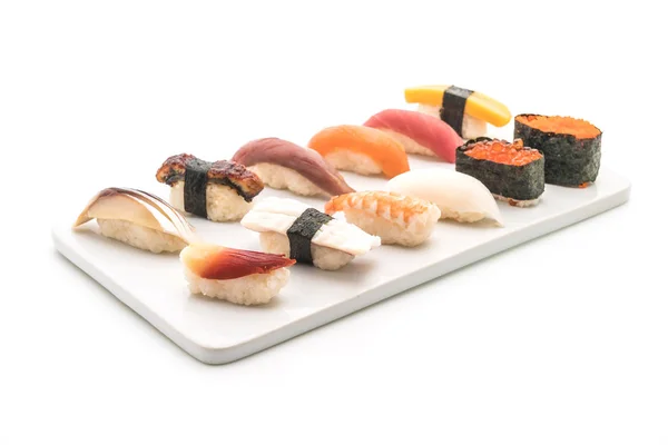 Mixed sushi nigiri - japanese food style — Stock Photo, Image