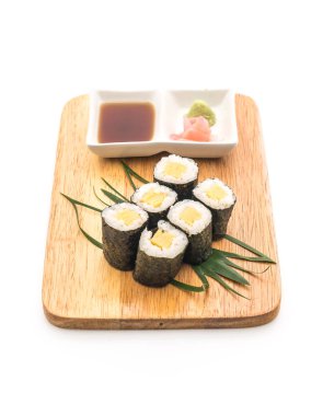 tatlı yumurta maki (tamago) - Japon gıda tarzı