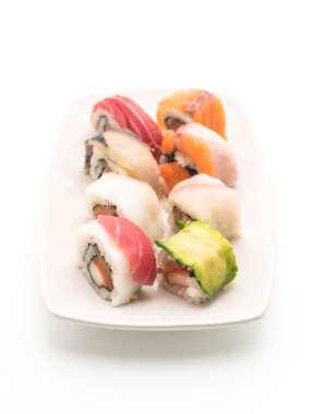 karışık suşi roll - Japon gıda tarzı