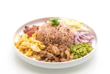 Pirinç ve karides ezmesi.