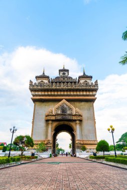Patuxay anıt Vientiane, Laos.