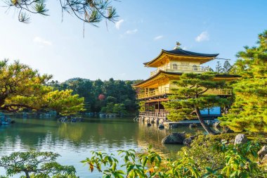 Kinkakuji Tapınağı (altın köşk güzel mimari)