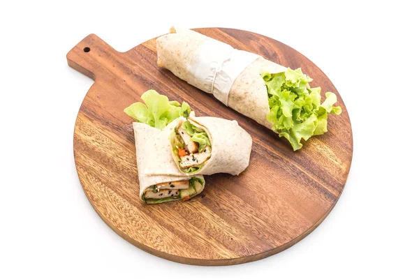 Tofu-Wrap-Salatrolle — Stockfoto