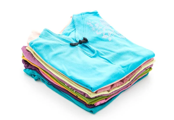 giyim üzerine beyaz yığınları 