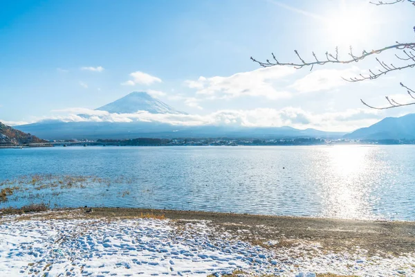 Dağ Fuji San Kawaguchiko Gölü.