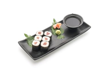  Red snapper maki sushi-Japon gıda tarzı
