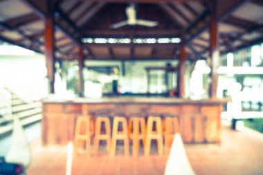 otel restoranında soyut bulanıklık