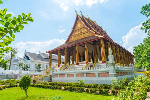 Όμορφη αρχιτεκτονική στο Haw Phra Kaew ναό — Φωτογραφία Αρχείου