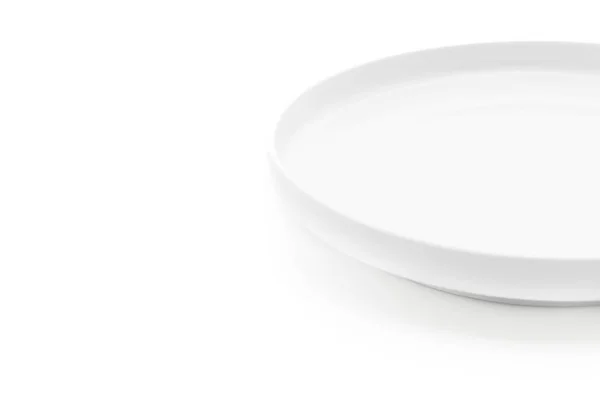 White plate on white — Stock Photo, Image