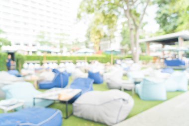 Restoran soyut bulanıklık