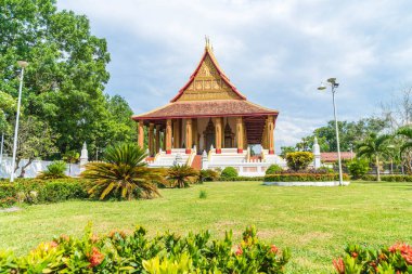 Haw Phra Kaew Tapınağı'nda güzel mimari