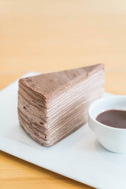 çikolatalı krep pasta