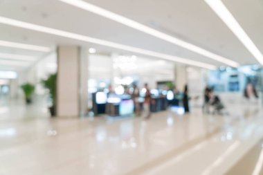 Lüks alışveriş merkezinde soyut bulanıklık