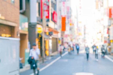 Shinjuku Tokyo City, soyut bulanıklık