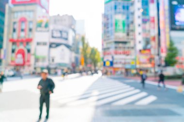 Shinjuku Tokyo City, soyut bulanıklık