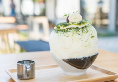yeşil çay bingsu
