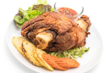 Gevrek domuz knuckle veya Alman domuz Hocks