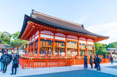 Fushimi Inari Tapınak, Japonya - 2016 Kasım 23: önemli bir Shin olan