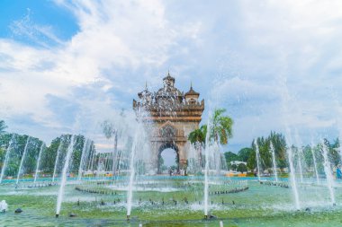 Patuxay anıt Vientiane, Laos.