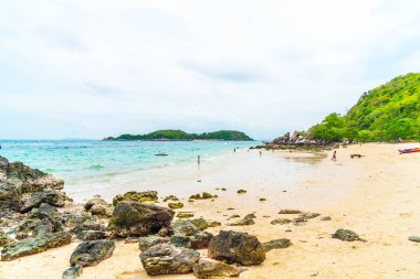 güzel tropikal beach Koh Larne Pattaya adlı