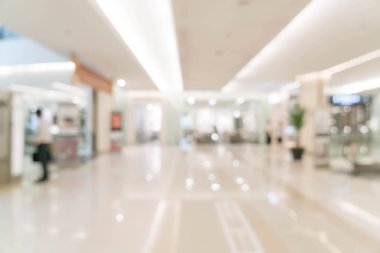 Lüks alışveriş merkezinde soyut bulanıklık