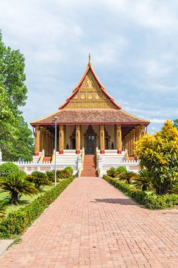 Haw Phra Kaew Tapınağı'nda güzel mimari