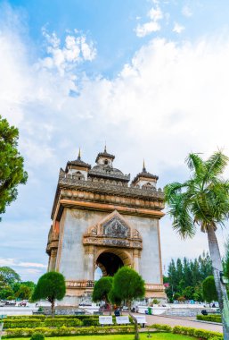 Patuxay anıt Vientiane, Laos.