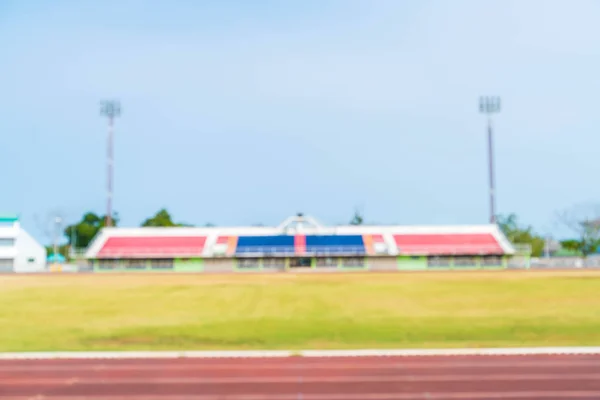 Abstraktní fotbalový stadion s modrou oblohou — Stock fotografie