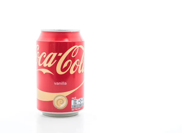 Бангкок, Таиланд - 4 апреля 2017 года: Coca Cola Vanilla может изолировать — стоковое фото