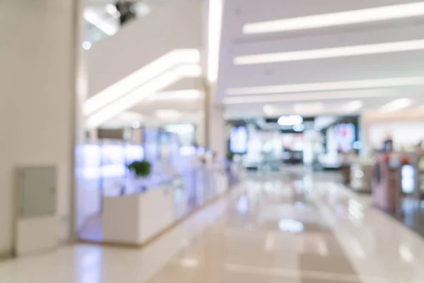 abstract blur in luxury shopping mall