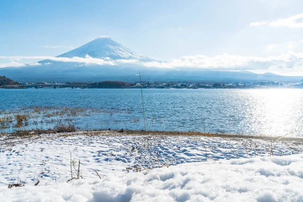 Dağ Fuji San Kawaguchiko Gölü.