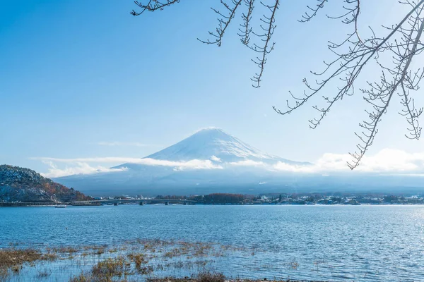 Dağ Fuji San Kawaguchiko Gölü.