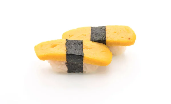 Söta ägg nigiri sushi - japansk mat stil — Stockfoto